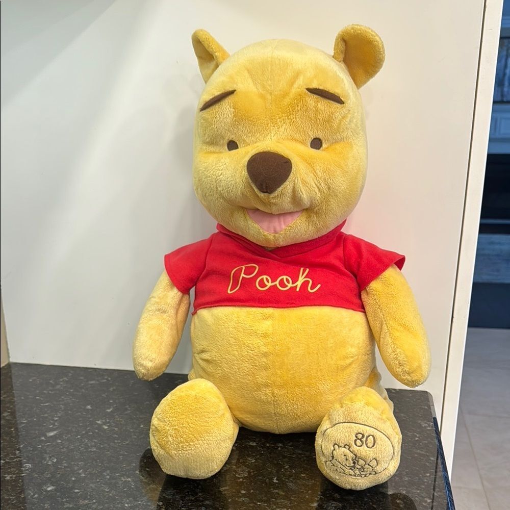 Winnie The Pooh Bear Celebrating 80 Years Of Friendship Plush Stuffed Animal